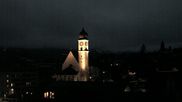 Archiviertes Webcam Bild: Disentis Kirche am 12.04.2026 um 20:56 Uhr