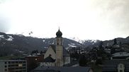 Archiviertes Webcam Bild: Disentis Kirche am 13.04.2026 um 06:47 Uhr