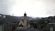 Archiviertes Webcam Bild: Disentis Kirche am 13.04.2026 um 07:27 Uhr