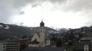 Archiviertes Webcam Bild: Disentis Kirche am 13.04.2026 um 08:27 Uhr