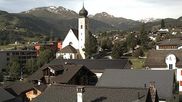Archiviertes Webcam Bild: Disentis Kirche am 31.05.2026 um 08:33 Uhr