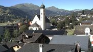 Archiviertes Webcam Bild: Disentis Kirche am 12.07.2026 um 08:39 Uhr