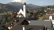 Archiviertes Webcam Bild: Disentis Kirche am 04.08.2026 um 08:05 Uhr
