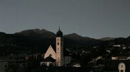 Archived webcam image showing church of Disentis on 15 Sep 2026 at 06:48