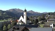 Archived webcam image showing church of Disentis on 15 Sep 2026 at 10:48
