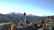 Archived webcam image showing church of Disentis on 30 Oct 2026 at 10:05