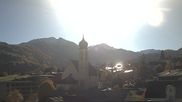 Archived webcam image showing church of Disentis on 30 Oct 2026 at 14:05