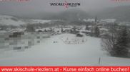 Archived webcam image showing Kid's Park Ski School Riezlern on 31 Mar 2026 at 08:31