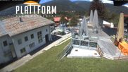 Archived webcam image showing Snow Bar Riezlern on 8 Aug 2026 at 12:35