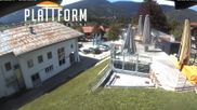 Archived webcam image showing Snow Bar Riezlern on 8 Aug 2026 at 14:35