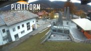 Archived webcam image showing Snow Bar Riezlern on 23 Oct 2026 at 18:47