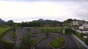 Archived webcam image showing Swiss Holiday Park Stoos on 6 May 2026 at 07:37