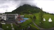 Archived webcam image showing Swiss Holiday Park Stoos on 6 May 2026 at 10:37
