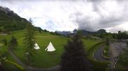 Archived webcam image showing Swiss Holiday Park Stoos on 6 May 2026 at 18:37