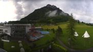 Archived webcam image showing Swiss Holiday Park Stoos on 14 May 2026 at 08:54