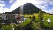 Archived webcam image showing Swiss Holiday Park Stoos on 14 May 2026 at 10:54