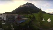 Archived webcam image showing Swiss Holiday Park Stoos on 24 Aug 2026 at 08:59