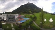 Archived webcam image showing Swiss Holiday Park Stoos on 24 Aug 2026 at 10:59