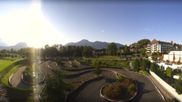 Archived webcam image showing Swiss Holiday Park Stoos on 24 Aug 2026 at 18:59