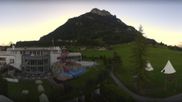 Archived webcam image showing Swiss Holiday Park Stoos on 28 Sep 2026 at 08:50