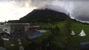 Archived webcam image showing Swiss Holiday Park Stoos on 9 Oct 2026 at 08:51