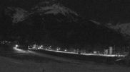Archived webcam image showing Base station of the Brunni cable car on 26 Feb 2026 at 00:12