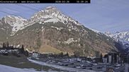 Archived webcam image showing Base station of the Brunni cable car on 26 Feb 2026 at 16:12