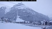 Archived webcam image showing Base station of the Brunni cable car on 30 Mar 2026 at 07:14