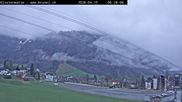 Archived webcam image showing Base station of the Brunni cable car on 15 Apr 2026 at 06:52
