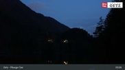 Archived webcam image showing Oetztal: View Lake Piburg on 28 Apr 2026 at 05:36