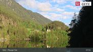 Archived webcam image showing Oetztal: View Lake Piburg on 8 May 2026 at 08:36