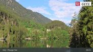 Archived webcam image showing Oetztal: View Lake Piburg on 8 May 2026 at 09:36