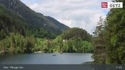 Archived webcam image showing Oetztal: View Lake Piburg on 8 May 2026 at 11:36