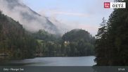 Archived webcam image showing Oetztal: View Lake Piburg on 6 Aug 2026 at 08:04