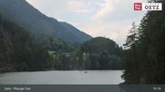 Archived webcam image showing Oetztal: View Lake Piburg on 6 Aug 2026 at 15:04
