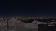 Archiviertes Webcam Bild: Crans Montana: Bergstation Plaine Morte am 26 Feb 2026 um 00:37 Uhr
