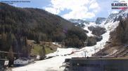 Archived webcam image showing base Station Almboden, Klausberg on 16 Apr 2026 at 12:53