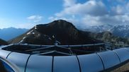 Archived webcam image showing panoramic view mountain restaurant 