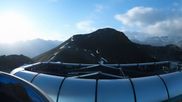 Archived webcam image showing panoramic view mountain restaurant 