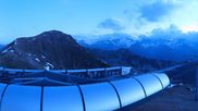 Archived webcam image showing panoramic view mountain restaurant 