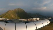 Archived webcam image showing panoramic view mountain restaurant 