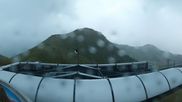 Archived webcam image showing panoramic view mountain restaurant 