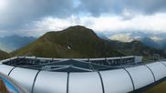 Archived webcam image showing panoramic view mountain restaurant 
