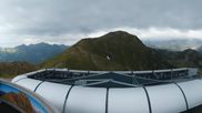 Archived webcam image showing panoramic view mountain restaurant 