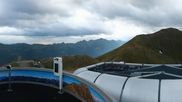 Archived webcam image showing panoramic view mountain restaurant 