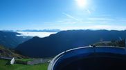 Archived webcam image showing panoramic view mountain restaurant 