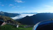 Archived webcam image showing panoramic view mountain restaurant 