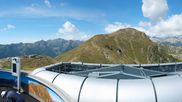 Archived webcam image showing panoramic view mountain restaurant 