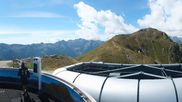 Archived webcam image showing panoramic view mountain restaurant 