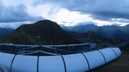 Archived webcam image showing panoramic view mountain restaurant 